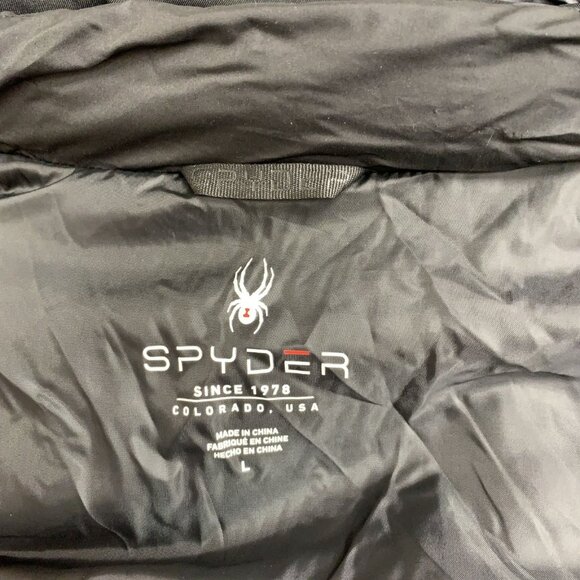 Spyder 3 in 1 Men's L Black & Gray Performance Ski Jacket With Hood JCK41 - Picture 3 of 10